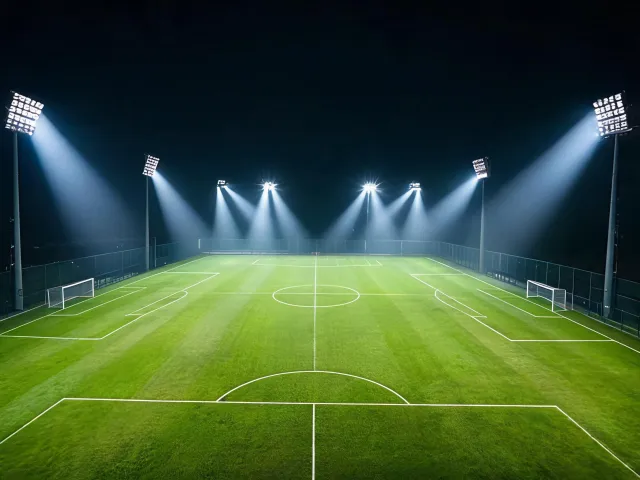 Sports field floodlighting